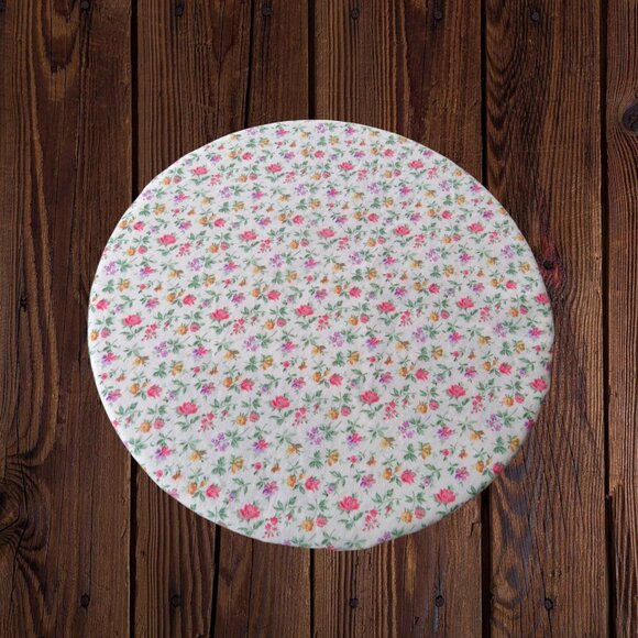 Kitchenaid Bowl Cover, Reversible Pink Patchwork and Floral Mixer Cover - Picture 5 of 7